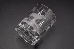 READ – Queen Lace Crystal «Kenyan African» Sable 8 OZ Tumbler Glass – 3 3/4″ #E