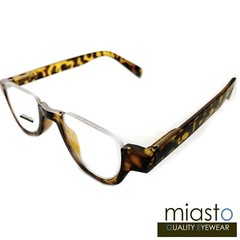 MIASTO TOP RIMLESS HALF RIM MOON ROUND OVAL READERS READING GLASSES~MEDIUM LARGE