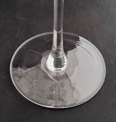GODINGER Shannon Crystal “Isla” Wine Glass Goblet Faceted Optic Crystal 11″