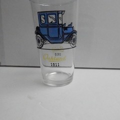 Buick 1910 Oakland 1911 Cup Hazel Atlas Classic Car 12 oz Barware Glass Tumbler