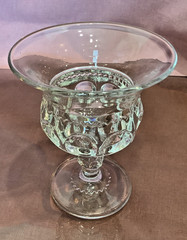 Set of 4 GLASS CRYSTAL CLEAR CORDIALS 3 3/8″ Liquor Sipping ELEGANT Vintage