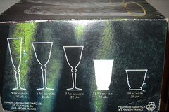 Cristal d’Arques Set of 4 Crystal Glasses TRADITIONS GOLD Highball 11.75 oz. NOS