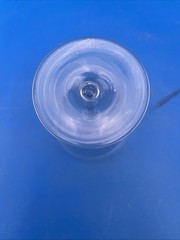 Vintage Pressed Glass Champagne Coupe/Footed Sherbert Glass, 4-1/2″