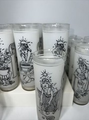 Retro COOL IT BEVERAGE SET FEDERAL GLASS 1970s – 16 Tom Collins Glasses & Carfe