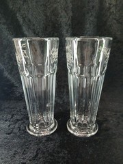 Libbey Duratuff Beer Glasses Braxton Brewing 7.5 Inches Tall