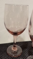 Four 7 1/4″ 10 oz. Libbey Premiere Plum Water goblet