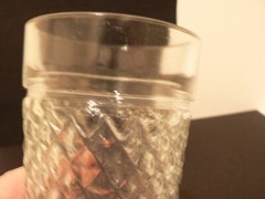 Vintage Indiana Glass Diamond Point Tumbler 15 oz Water Glass (ES