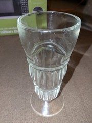 Pattern Glass Indiana Glass Company Footed Parfait Shake 3 Section #306
