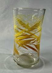 Vintage 70’s Libbey Golden Wheat Glasses /Tumblers Nice 10oz 5.25″