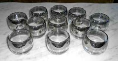 Dorothy Thorpe Allegro 11 Small Vintage 2 1/4inch Silver Rim Roly Poly Glasses