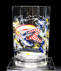WALT DISNEY WORLD REMEMBER THE MAGIC 25 YEARS SET OF FOUR 12 OUNCE GLASSES
