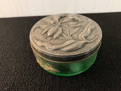 Jewelry Box Crystal Attributed Daum Nancy and Victor Saglier