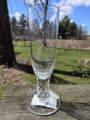 REED & BARTON Viewpoint Crystal Champagne Flutes Glasses SET of 6, NEW!