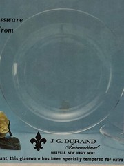 J G Durand Marly 12 pc coffee & snack set FranceTempered Glass New in box Sealed