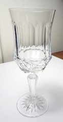 Galway Irish Crystal OLD GALWAY 8 1/4″ Water Goblet(s), Star Base
