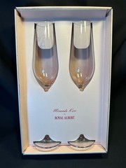 Miranda Kerr for Royal Albert Pink Champagne Flutes Set of 2 – NIB