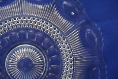 Tiffin Bullseye / US Glass Manhattan Torte Plate, Punch Bowl Underplate 22 (S33)