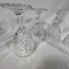 Villa d’Este Home Tivoli 5903527 Crystal Glass Goblets 6.5” Set Of 4 Clear