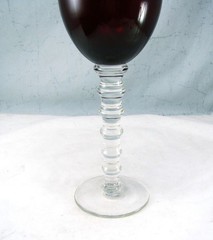 Home Essentials Glassware IMPERIAL RUBY Water Goblet(s) EXCELLENT Height 9 3/4″