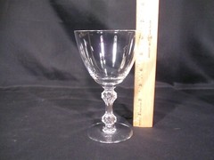 Tiffin Franciscan Olympia Water Goblets Stem 17601 Set of 3