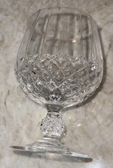 Cristal D’Arques Leaded Glass Longchamp Cognac Brandy Snifter Replacement Vntg