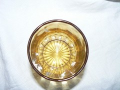 Canton Glass #1 unnamed Amber Tumbler circa 1887