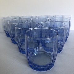 Oneida Pasabache Valor Blue Juice Glass 10 Oz 3.5″ Set of 10 Sold Separately