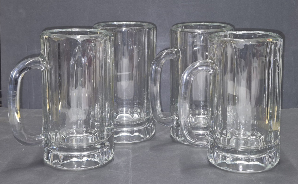 Libbey Set of 4 Beer Ale Root Beer Float Mugs 16 oz