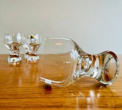 Bohemia Crystal «Gina» Short-stem Flutes/Aperitif Glasses Set of 6