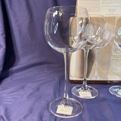 Lenox Tuscany Classics Crystal Balloon Red Wine Glasses Set of 4 Open NIB 15.5oz