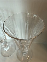 Mikasa Champagne Flutes Glasses French Countryside Set Of 2 Crystal