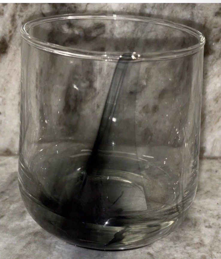Greenbrier’s Black Ribbon Highball Clear Drinking Glass(1) 13.2oz-NEW-