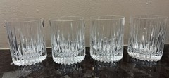 Thomas James Full Lead Crystal Glasses Mouth Blown Czech Republic – Set Of 4