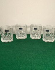 Set of 4 MARQUIS by Waterford Bicchieri Sparkle Double Old Fashioned Glasses NB