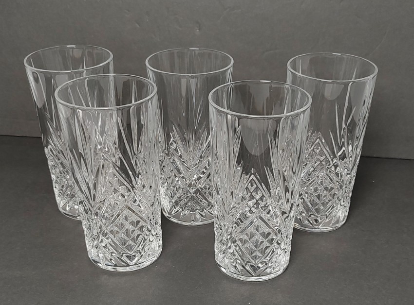 Highball Tumbler Set Of 5 Masquerade By Cristal D’Arques-Durand 12oz