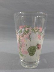 Vtg Pfaltzgraff Set Of 4 Cap May 16oz Glasses Floral Pattern Discontinued