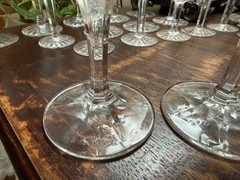 Gorham Crystal STAR BLOSSOM (2) Iced Tea Glasses MINT Condition Priced to SELL