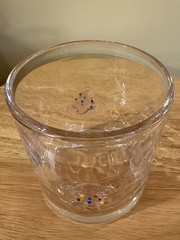 World Market Anthropologie “Dupe” Festive Icon Glass Tumbler (Pink Tree)