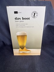 Das Boot Glass Beer Boot Mug Oktoberfest or St. Patricks Domestic Corner