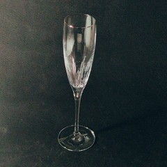 LENOX FIRELIGHT PLATINUM CHAMPAGNE TOASTING FLUTE, Lead Crystal, 9 3/8″, 8oz