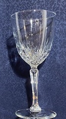Cristal D’Arques-Durand – DIAMANT – Crystal WATER WINE GOBLETS – 6 3/4” – 9 Avl