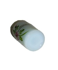 Clambroth opalescent Souvenir of Springfield, Illinois Hand painted Violets