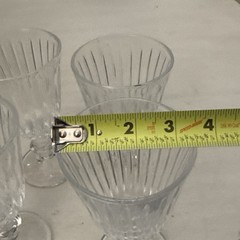 Clear Glass 6.5 in High 10 oz Capacity – Set Of 4