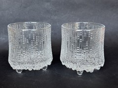 Set of 2 Iittala Ultima Thule On the Rocks Glasses TWO