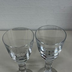 Baccarat Vega Fortissimo Crystal Wine Glass clear 2set With box