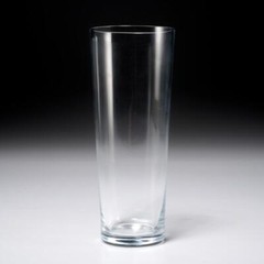 Calvin Klein Modernist Clear Highball Tumbler Glasses 3pc Lot 6.5″h