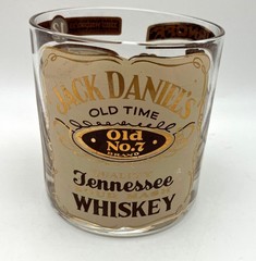 Vintage Double-Old Fashioned Tumbler Smirnoff/Jack Daniels/Chivas