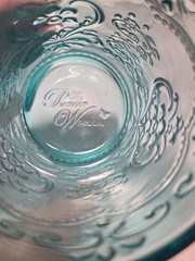 Set Of 4 Pioneer Woman Amelia Glasses/Tumblers Retired Beautiful Teal Color