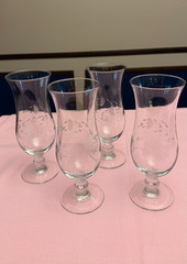 Princess House Crystal Parfait Glasses #450