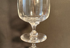 Lenox MOONSPUN Crystal Iced Tea Glass Platinum Trim On Top Rim, No Band READ